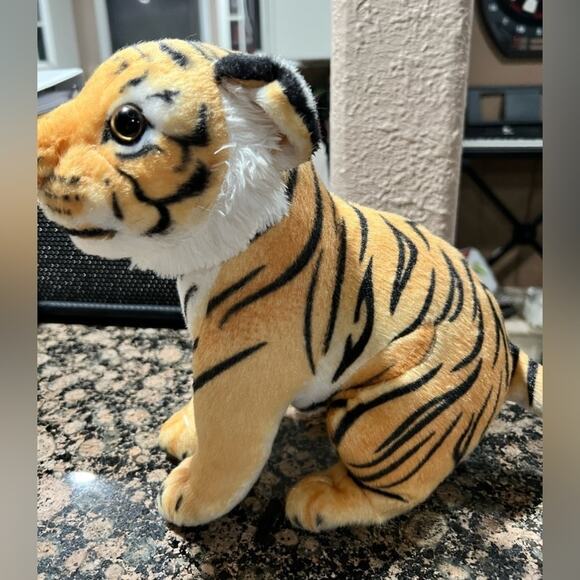 TIGER Stuffed Animals Plush Wild Animal Plush 7-8 inch - Picture 3 of 8